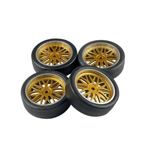FYUtWh 4 Stück 32 mm RC Drift-Reifen, kompatibel mit RC-Autos im Maßstab 1:18, Upgrade-Teile Kompatibel mit AE86 RC Auto Zubehör von FYUtWh