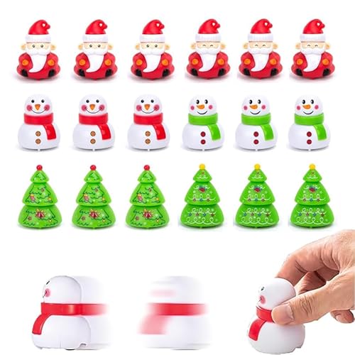 FYZSJWL Aufziehspielzeug Weihnachten 18 Stück, Weihnachtsspielzeug, Weihnachten Party Aufziehspielzeug, Schneepuppen/Weihnachtsbaum/Santa Claus Form, Weihnachtsspielzeug für Mädchen Junge FYZSJWL Aufziehspielzeug Weihnachten 18 Stück, Weihnachtsspielzeug, Weihnachten Party Aufziehspielzeug, Schneepuppen/Weihnachtsbaum/Santa Claus Form, Weihnachtsspielzeug für Mädchen Junge von FYZSJWL