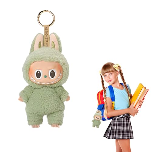 FYZSJWL Labubu Puppe, Labubu Puppe Keychain, 16 cm Labubu Monster, Labubu Keychain Doll, Labubu Plüsch Anhänger, Geschenke für Jungen und Mädchen(E) von FYZSJWL