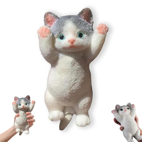 Katzen Sensorik Spielzeug, Fufu Squishy Katze, Süßes Squeeze Spielzeug Katze, Katzen Squishy, Anti Stress Spielzeug, Fidget Toys, Squishy Katze Toy, Geeignet für Kinder und Erwachsene von FYZSJWL