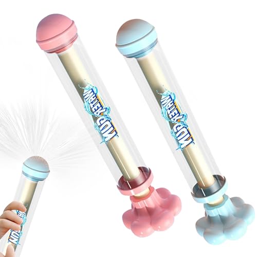 2/4 Stück Romantische Feuerwerks Wasserpistole Spritzpistolen, Wasserspritzpistole Wasser Spielzeug Sommer Schwimmbad Strandparty Water Gun Geschenke für Kinder, Erwachsene, Jungen, Mädchen (A) von FZQBEY