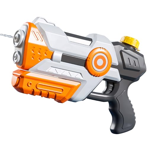 Wasserpistole für Kinder Erwachsene, Wasserpistolen 750ML Super Squirt Guns Wasser Soaker Blaster Wasserspritzpistole mit 10 Meter großer Reichweite Spritzpistole Wasserspielzeug für Sommer (B) von FZQBEY