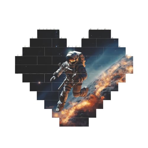 Baustein-Puzzle, Astronaut, fliegt im Weltraum, personalisierte Ziegelstein-Puzzles für Erwachsene, Bausteine, Puzzle, 3D-Herzblöcke, Puzzle, Ziegelsteine, Heimdekoration, Geschenk Baustein-Puzzle, Astronaut, fliegt im Weltraum, personalisierte Ziegelstein-Puzzles für Erwachsene, Bausteine, Puzzle, 3D-Herzblöcke, Puzzle, Ziegelsteine, Heimdekoration, Geschenk von FZQVSLCM