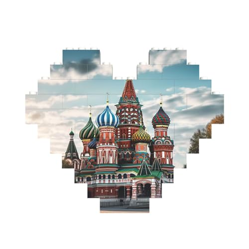 Baustein-Puzzle, Basilikum-Kathedrale, Rot in Moskau, personalisierte Ziegelstein-Puzzles für Erwachsene, Bausteine, Puzzle, 3D-Herzblöcke, Puzzle, Ziegelsteine, Heimdekoration, Geschenk Baustein-Puzzle, Basilikum-Kathedrale, Rot in Moskau, personalisierte Ziegelstein-Puzzles für Erwachsene, Bausteine, Puzzle, 3D-Herzblöcke, Puzzle, Ziegelsteine, Heimdekoration, Geschenk von FZQVSLCM