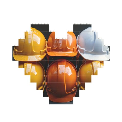 Baustein-Puzzle, Bauhelme, personalisierte Ziegelstein-Puzzles für Erwachsene, Bausteine, Puzzle, 3D-Herzblöcke, Puzzle, Ziegelsteine, für Heimdekoration, Geschenk Baustein-Puzzle, Bauhelme, personalisierte Ziegelstein-Puzzles für Erwachsene, Bausteine, Puzzle, 3D-Herzblöcke, Puzzle, Ziegelsteine, für Heimdekoration, Geschenk von FZQVSLCM