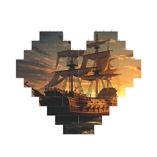 Baustein-Puzzle, Fantasie-Puzzle, Piratenschiff, personalisierte Ziegelstein-Puzzles für Erwachsene, Bausteine, Puzzle, 3D-Herzblöcke, Puzzle, Ziegelsteine, Heimdekoration, Geschenk Baustein-Puzzle, Fantasie-Puzzle, Piratenschiff, personalisierte Ziegelstein-Puzzles für Erwachsene, Bausteine, Puzzle, 3D-Herzblöcke, Puzzle, Ziegelsteine, Heimdekoration, Geschenk von FZQVSLCM