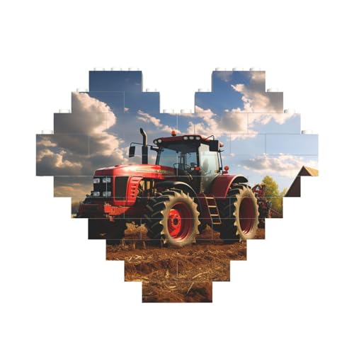 Baustein-Puzzle, Fantasy-Farm-Traktor, personalisierbar, Baustein-Puzzles für Erwachsene, Bausteine, Puzzle, 3D-Herzblöcke, Puzzle, Ziegelsteine, Heimdekoration, Geschenk Baustein-Puzzle, Fantasy-Farm-Traktor, personalisierbar, Baustein-Puzzles für Erwachsene, Bausteine, Puzzle, 3D-Herzblöcke, Puzzle, Ziegelsteine, Heimdekoration, Geschenk von FZQVSLCM