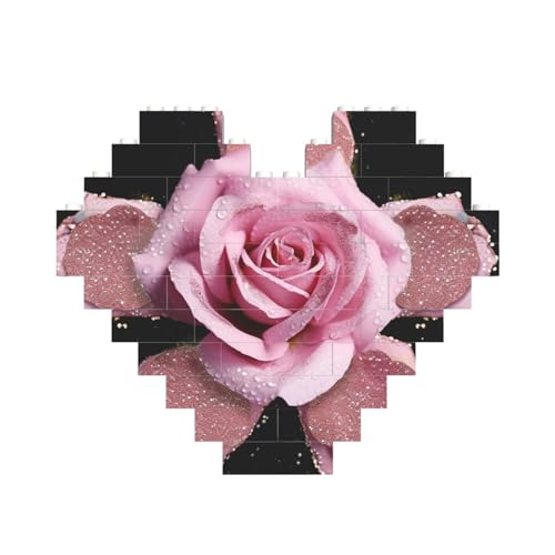 Baustein-Puzzle, Glitzer-Rose, personalisierte Ziegelstein-Puzzles für Erwachsene, Bausteine, Puzzle, 3D-Herzblöcke, Puzzle, Ziegelsteine, für Heimdekoration, Geschenk Baustein-Puzzle, Glitzer-Rose, personalisierte Ziegelstein-Puzzles für Erwachsene, Bausteine, Puzzle, 3D-Herzblöcke, Puzzle, Ziegelsteine, für Heimdekoration, Geschenk von FZQVSLCM