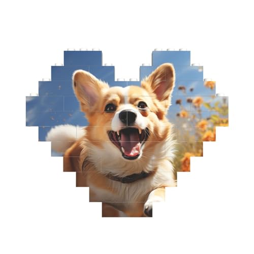 Baustein-Puzzle, Lauf-Corgi, personalisierte Ziegelstein-Puzzles für Erwachsene, Bausteine, Puzzle, 3D-Herzblöcke, Puzzle, Ziegelsteine, für Heimdekoration, Geschenk Baustein-Puzzle, Lauf-Corgi, personalisierte Ziegelstein-Puzzles für Erwachsene, Bausteine, Puzzle, 3D-Herzblöcke, Puzzle, Ziegelsteine, für Heimdekoration, Geschenk von FZQVSLCM