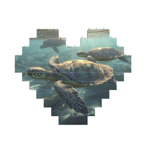 Baustein-Puzzle, Sonnenschildkröte, personalisierbar, für Erwachsene, Bausteine, Puzzle, 3D-Herzblöcke, Puzzle, Ziegelsteine, Heimdekoration, Geschenk Baustein-Puzzle, Sonnenschildkröte, personalisierbar, für Erwachsene, Bausteine, Puzzle, 3D-Herzblöcke, Puzzle, Ziegelsteine, Heimdekoration, Geschenk von FZQVSLCM