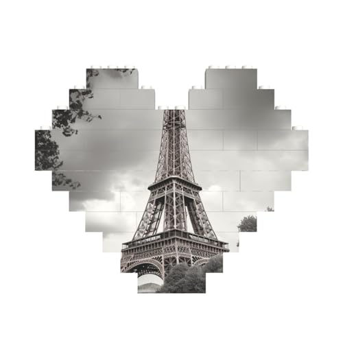 Baustein-Puzzle, Turm, Paris, personalisierte Ziegelstein-Puzzles für Erwachsene, Bausteine, Puzzle, 3D-Herzblöcke, Puzzle, Ziegelsteine, für Heimdekoration, Geschenk Baustein-Puzzle, Turm, Paris, personalisierte Ziegelstein-Puzzles für Erwachsene, Bausteine, Puzzle, 3D-Herzblöcke, Puzzle, Ziegelsteine, für Heimdekoration, Geschenk von FZQVSLCM