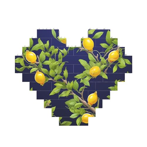 Baustein-Puzzle, Zitronenbaum, personalisierte Ziegelstein-Puzzles für Erwachsene, Bausteine, Puzzle, 3D-Herzblöcke, Puzzle, Ziegelsteine, für Heimdekoration, Geschenk Baustein-Puzzle, Zitronenbaum, personalisierte Ziegelstein-Puzzles für Erwachsene, Bausteine, Puzzle, 3D-Herzblöcke, Puzzle, Ziegelsteine, für Heimdekoration, Geschenk von FZQVSLCM
