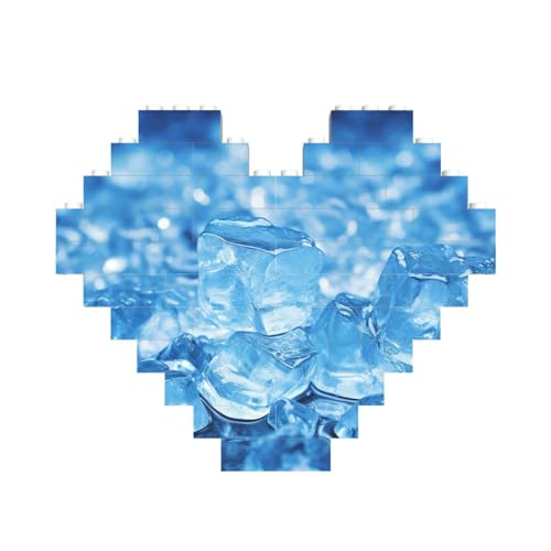 Baustein-Puzzle, blauer Eiswürfel-Hintergrund, personalisierte Ziegelstein-Puzzles für Erwachsene, Bausteine, Puzzle, 3D-Herzblöcke, Puzzle, Ziegelsteine, Heimdekoration, Geschenk Baustein-Puzzle, blauer Eiswürfel-Hintergrund, personalisierte Ziegelstein-Puzzles für Erwachsene, Bausteine, Puzzle, 3D-Herzblöcke, Puzzle, Ziegelsteine, Heimdekoration, Geschenk von FZQVSLCM