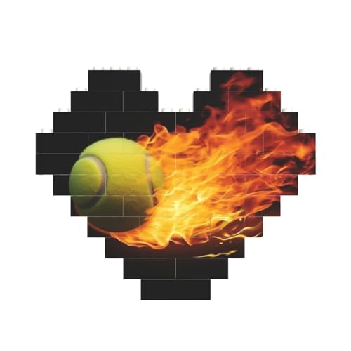 Baustein-Puzzle, brennende Tennisbilder, personalisierte Ziegelstein-Puzzles für Erwachsene, Bausteine, Puzzle, 3D-Herzblöcke, Puzzle, Ziegelsteine, für Heimdekoration, Geschenk Baustein-Puzzle, brennende Tennisbilder, personalisierte Ziegelstein-Puzzles für Erwachsene, Bausteine, Puzzle, 3D-Herzblöcke, Puzzle, Ziegelsteine, für Heimdekoration, Geschenk von FZQVSLCM