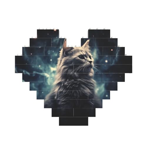 Baustein-Puzzle, eine Katze im Nebel, personalisierte Ziegelstein-Puzzles für Erwachsene, Bausteine, Puzzle, 3D-Herzblöcke, Puzzle, Ziegelsteine, Heimdekoration, Geschenk Baustein-Puzzle, eine Katze im Nebel, personalisierte Ziegelstein-Puzzles für Erwachsene, Bausteine, Puzzle, 3D-Herzblöcke, Puzzle, Ziegelsteine, Heimdekoration, Geschenk von FZQVSLCM