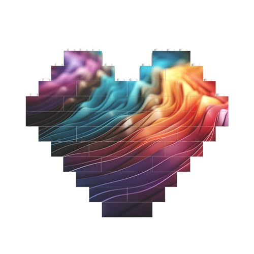 Baustein-Puzzle, farbige Linien, personalisierbar, Ziegelstein-Puzzles für Erwachsene, Bausteine, Puzzle, 3D-Herzblöcke, Puzzle, Ziegelsteine, Heimdekoration, Geschenk Baustein-Puzzle, farbige Linien, personalisierbar, Ziegelstein-Puzzles für Erwachsene, Bausteine, Puzzle, 3D-Herzblöcke, Puzzle, Ziegelsteine, Heimdekoration, Geschenk von FZQVSLCM