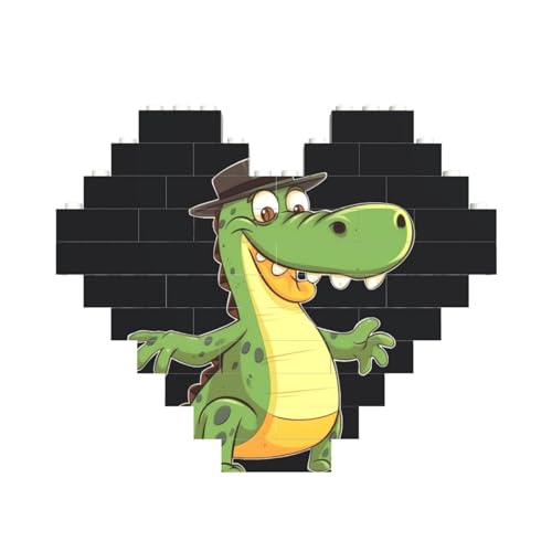Baustein-Puzzle, lustiges Krokodil-Cartoon, personalisierte Ziegelstein-Puzzles für Erwachsene, Bausteine, Puzzle, 3D-Herzblöcke, Puzzle, Ziegelsteine, Heimdekoration, Geschenk Baustein-Puzzle, lustiges Krokodil-Cartoon, personalisierte Ziegelstein-Puzzles für Erwachsene, Bausteine, Puzzle, 3D-Herzblöcke, Puzzle, Ziegelsteine, Heimdekoration, Geschenk von FZQVSLCM