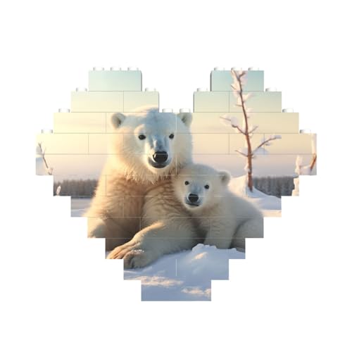 Baustein-Puzzle, niedliche Eisbären, personalisierte Ziegelstein-Puzzles für Erwachsene, Bausteine, Puzzle, 3D-Herzblöcke, Puzzle, Ziegelsteine, Heimdekoration, Geschenk Baustein-Puzzle, niedliche Eisbären, personalisierte Ziegelstein-Puzzles für Erwachsene, Bausteine, Puzzle, 3D-Herzblöcke, Puzzle, Ziegelsteine, Heimdekoration, Geschenk von FZQVSLCM
