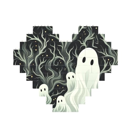 Baustein-Puzzle, weiß, gemustert, Geist, personalisierbar, für Erwachsene, Bausteine, Puzzle, 3D-Herzblöcke, Puzzle, Ziegelsteine, Heimdekoration, Geschenk Baustein-Puzzle, weiß, gemustert, Geist, personalisierbar, für Erwachsene, Bausteine, Puzzle, 3D-Herzblöcke, Puzzle, Ziegelsteine, Heimdekoration, Geschenk von FZQVSLCM