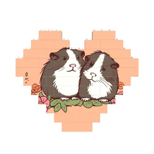 Baustein-Puzzle, zwei Meerschweinchen, zum Aufhängen, personalisierbar, für Erwachsene, Bausteine, Puzzle, 3D-Herzblöcke, Puzzle, Ziegelsteine, Heimdekoration, Geschenk Baustein-Puzzle, zwei Meerschweinchen, zum Aufhängen, personalisierbar, für Erwachsene, Bausteine, Puzzle, 3D-Herzblöcke, Puzzle, Ziegelsteine, Heimdekoration, Geschenk von FZQVSLCM