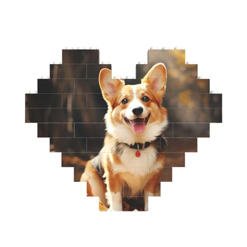 Baustein-Puzzle Corgi Hund, personalisierte Ziegelstein-Puzzles für Erwachsene, Bausteine, Puzzle, 3D-Herzblöcke, Puzzle, Ziegelsteine, für Heimdekoration, Geschenk Baustein-Puzzle Corgi Hund, personalisierte Ziegelstein-Puzzles für Erwachsene, Bausteine, Puzzle, 3D-Herzblöcke, Puzzle, Ziegelsteine, für Heimdekoration, Geschenk von FZQVSLCM