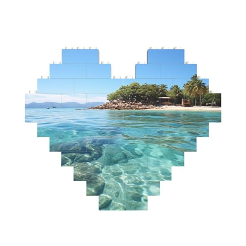 Baustein-Puzzle Fidschi-Insel und klares Meer, personalisierte Ziegelstein-Puzzles für Erwachsene, Bausteine, Puzzle, 3D-Herzblöcke, Puzzle, Ziegelsteine, Heimdekoration, Geschenk Baustein-Puzzle Fidschi-Insel und klares Meer, personalisierte Ziegelstein-Puzzles für Erwachsene, Bausteine, Puzzle, 3D-Herzblöcke, Puzzle, Ziegelsteine, Heimdekoration, Geschenk von FZQVSLCM