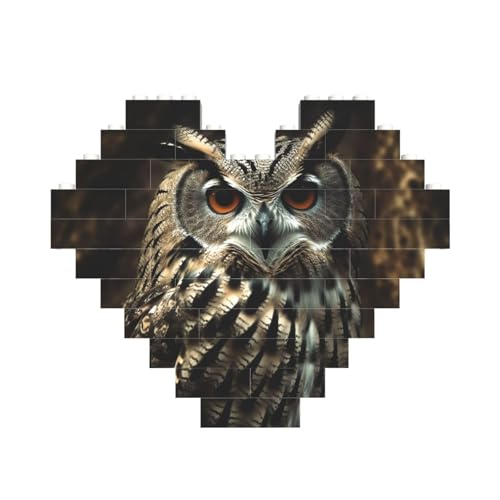 Baustein-Puzzle mit Eule, personalisierbar, Baustein-Puzzles für Erwachsene, Bausteine, Puzzle, 3D-Herzblöcke, Puzzle, Ziegelsteine, für Heimdekoration, Geschenk Baustein-Puzzle mit Eule, personalisierbar, Baustein-Puzzles für Erwachsene, Bausteine, Puzzle, 3D-Herzblöcke, Puzzle, Ziegelsteine, für Heimdekoration, Geschenk von FZQVSLCM