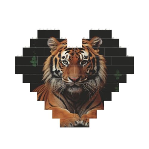Baustein-Puzzle mit Tiger und Pfoten, personalisiertes Ziegelstein-Puzzles für Erwachsene, Bausteine, Puzzle, 3D-Herzblöcke, Puzzle, Ziegelsteine, für Heimdekoration, Geschenk Baustein-Puzzle mit Tiger und Pfoten, personalisiertes Ziegelstein-Puzzles für Erwachsene, Bausteine, Puzzle, 3D-Herzblöcke, Puzzle, Ziegelsteine, für Heimdekoration, Geschenk von FZQVSLCM