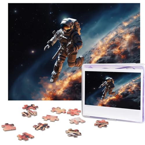 Puzzle für Erwachsene, 500 Teile, lustig, herausfordernd, Astronaut, fliegt im Weltraum, Bildpuzzle, Holzpuzzle, Kunstwerk, Familienspiel, Puzzle für Geburtstag, 51,8 x 38,1 cm Puzzle für Erwachsene, 500 Teile, lustig, herausfordernd, Astronaut, fliegt im Weltraum, Bildpuzzle, Holzpuzzle, Kunstwerk, Familienspiel, Puzzle für Geburtstag, 51,8 x 38,1 cm von FZQVSLCM