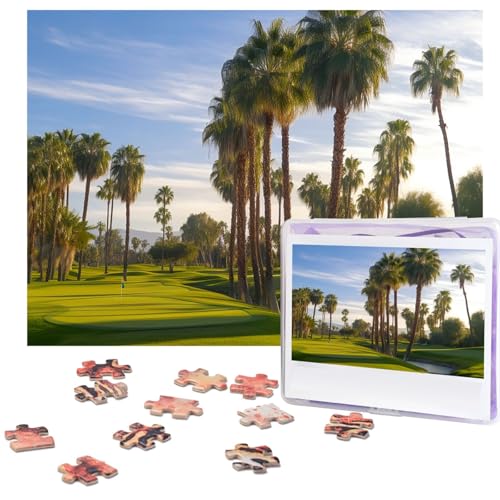 Puzzle für Erwachsene, 500 Teile, lustig, herausfordernd, Palme, Golfplatz, Bild, Puzzle, Holzpuzzle, Kunstwerk, Familienspiel, Puzzle für Geburtstag, 51,8 x 38,1 cm Puzzle für Erwachsene, 500 Teile, lustig, herausfordernd, Palme, Golfplatz, Bild, Puzzle, Holzpuzzle, Kunstwerk, Familienspiel, Puzzle für Geburtstag, 51,8 x 38,1 cm von FZQVSLCM