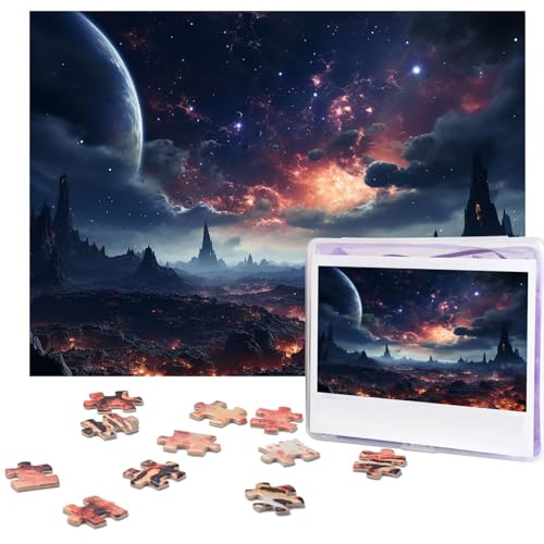 Puzzle für Erwachsene, 500 Teile, lustig, herausfordernd, Weltraum, Sterne, Bildpuzzle, Holzpuzzle, Kunstwerk, Familienspiel, Puzzle für Geburtstag, 51,8 x 38,1 cm Puzzle für Erwachsene, 500 Teile, lustig, herausfordernd, Weltraum, Sterne, Bildpuzzle, Holzpuzzle, Kunstwerk, Familienspiel, Puzzle für Geburtstag, 51,8 x 38,1 cm von FZQVSLCM