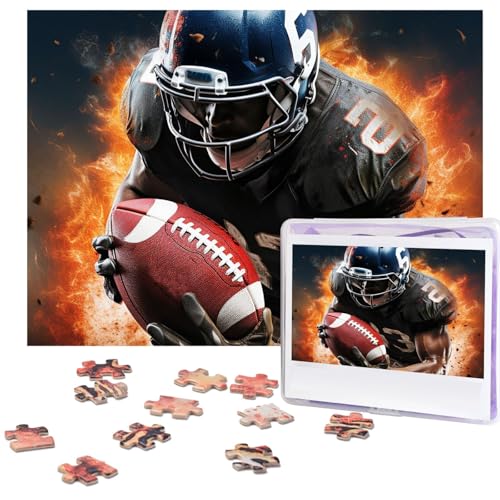 Puzzle für Erwachsene, 500 Teile, lustig, herausfordernd, cooles American Football-Bilder-Puzzle, Holzpuzzle, Kunstwerk, Familienspiel, Puzzle für Geburtstag, 51,8 x 38,1 cm Puzzle für Erwachsene, 500 Teile, lustig, herausfordernd, cooles American Football-Bilder-Puzzle, Holzpuzzle, Kunstwerk, Familienspiel, Puzzle für Geburtstag, 51,8 x 38,1 cm von FZQVSLCM