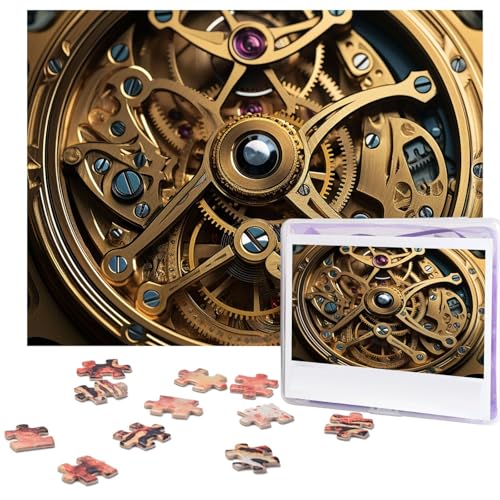 Puzzle für Erwachsene, 500 Teile, lustig, herausfordernd, cooles Steampunk-Zahnräder-Bild, Puzzle, Holzpuzzle, Kunstwerk, Familienspiel, Puzzle für Geburtstag, 51,8 x 38,1 cm Puzzle für Erwachsene, 500 Teile, lustig, herausfordernd, cooles Steampunk-Zahnräder-Bild, Puzzle, Holzpuzzle, Kunstwerk, Familienspiel, Puzzle für Geburtstag, 51,8 x 38,1 cm von FZQVSLCM