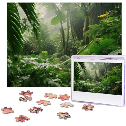Puzzle für Erwachsene, 500 Teile, lustig, herausfordernd, tropischer Regenwald, Bildpuzzle, Holzpuzzle, Kunstwerk, Familienspiel, Puzzle für Geburtstag, 51,8 x 38,1 cm Puzzle für Erwachsene, 500 Teile, lustig, herausfordernd, tropischer Regenwald, Bildpuzzle, Holzpuzzle, Kunstwerk, Familienspiel, Puzzle für Geburtstag, 51,8 x 38,1 cm von FZQVSLCM