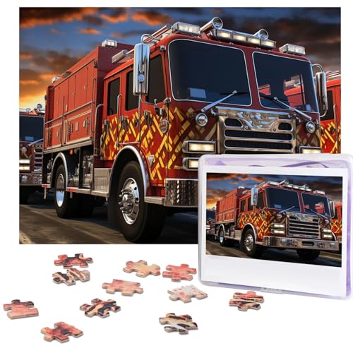 Puzzle für Erwachsene, 500 Teile, lustige, herausfordernde Puzzles, Feuerwehrauto-Bilder-Puzzle, Holzpuzzle, Kunstwerk, Familienspiel, Puzzle für Geburtstag, 51,8 x 38,1 cm Puzzle für Erwachsene, 500 Teile, lustige, herausfordernde Puzzles, Feuerwehrauto-Bilder-Puzzle, Holzpuzzle, Kunstwerk, Familienspiel, Puzzle für Geburtstag, 51,8 x 38,1 cm von FZQVSLCM