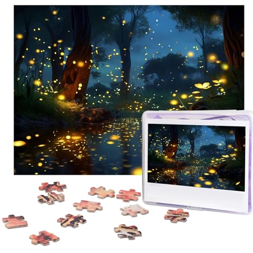 Puzzle für Erwachsene, 500 Teile, lustige, herausfordernde Puzzles, Glühwürmchen, Bildpuzzle, Holzpuzzle, Kunstwerk, Familienspiel, Puzzle für Geburtstag, 51,8 x 38,1 cm Puzzle für Erwachsene, 500 Teile, lustige, herausfordernde Puzzles, Glühwürmchen, Bildpuzzle, Holzpuzzle, Kunstwerk, Familienspiel, Puzzle für Geburtstag, 51,8 x 38,1 cm von FZQVSLCM