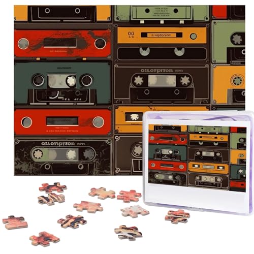 Puzzle für Erwachsene, 500 Teile, lustige, herausfordernde Puzzles, Vintage-Klebeband, Bild, Puzzle, Holzpuzzle, Kunstwerk, Familienspiel, Puzzle für Geburtstag, 51,8 x 38,1 cm Puzzle für Erwachsene, 500 Teile, lustige, herausfordernde Puzzles, Vintage-Klebeband, Bild, Puzzle, Holzpuzzle, Kunstwerk, Familienspiel, Puzzle für Geburtstag, 51,8 x 38,1 cm von FZQVSLCM