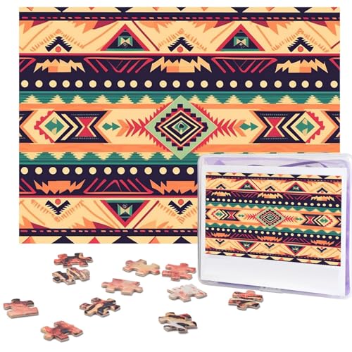 Puzzle für Erwachsene, 500 Teile, lustige, herausfordernde Puzzles im südwestlichen Stil, Muster, Bildpuzzle, Holzpuzzle, Kunstwerk, Familienspiel, Puzzle für Geburtstag, 51,8 x 38,1 cm Puzzle für Erwachsene, 500 Teile, lustige, herausfordernde Puzzles im südwestlichen Stil, Muster, Bildpuzzle, Holzpuzzle, Kunstwerk, Familienspiel, Puzzle für Geburtstag, 51,8 x 38,1 cm von FZQVSLCM