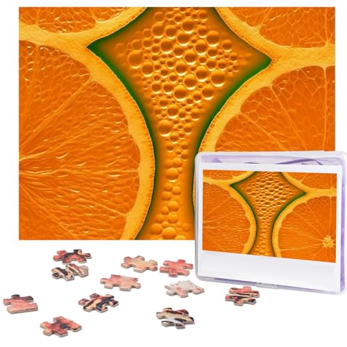 Puzzle für Erwachsene, 500 Teile, lustige herausfordernde Puzzles, orangefarbene Textur, Bildpuzzle, Holzpuzzle, Kunstwerk, Familienspiel, Puzzle für Geburtstag, 51,8 x 38,1 cm Puzzle für Erwachsene, 500 Teile, lustige herausfordernde Puzzles, orangefarbene Textur, Bildpuzzle, Holzpuzzle, Kunstwerk, Familienspiel, Puzzle für Geburtstag, 51,8 x 38,1 cm von FZQVSLCM