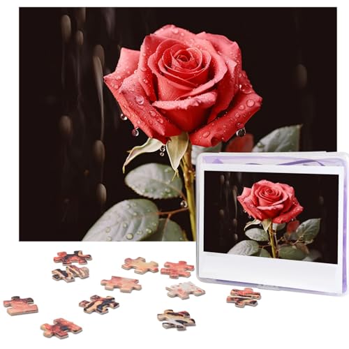 Puzzle für Erwachsene, 500 Teile, lustige herausfordernde Puzzles, rote Rosen und Liebe, Bildpuzzle, Holzpuzzle, Kunstwerk, Familienspiel, Puzzle für Geburtstag, 51,8 x 38,1 cm Puzzle für Erwachsene, 500 Teile, lustige herausfordernde Puzzles, rote Rosen und Liebe, Bildpuzzle, Holzpuzzle, Kunstwerk, Familienspiel, Puzzle für Geburtstag, 51,8 x 38,1 cm von FZQVSLCM