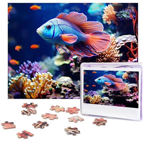 Puzzle für Erwachsene 500 Teile Lustige Herausfordernde Puzzles Korallenriff Fisch Aquarium Bild Puzzle Holzpuzzle Kunstwerk Familienspiel Puzzle für Geburtstag 51,8 cm x 38,1 cm Puzzle für Erwachsene 500 Teile Lustige Herausfordernde Puzzles Korallenriff Fisch Aquarium Bild Puzzle Holzpuzzle Kunstwerk Familienspiel Puzzle für Geburtstag 51,8 cm x 38,1 cm von FZQVSLCM