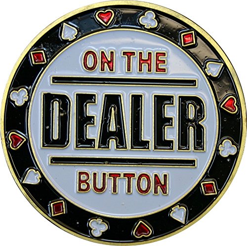 Dealer Button Pokerguard Poker Card Guard "Dealer" echt vergoldet, Pokerzubehör Dealer Button Pokerguard Poker Card Guard "Dealer" echt vergoldet, Pokerzubehör von POKEO