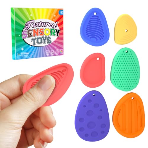 FaJoek 6 Stück Toys Sensory Stones, Stimming Toys Autism, Stressabbau Spielzeug, Sensorik-Spielzeug Adhs für Kinder Erwachsene FaJoek 6 Stück Toys Sensory Stones, Stimming Toys Autism, Stressabbau Spielzeug, Sensorik-Spielzeug Adhs für Kinder Erwachsene von FaJoek