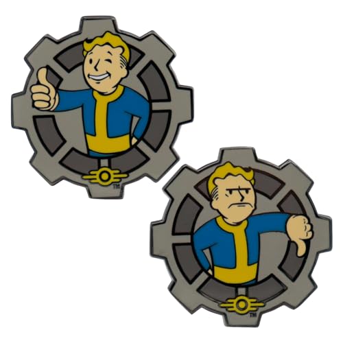 FaNaTtik B-FLT70 Vault-Tec Boy Sammlerstück, Blau/Gelb, 38mm in diamter FaNaTtik B-FLT70 Vault-Tec Boy Sammlerstück, Blau/Gelb, 38mm in diamter von FaNaTtik