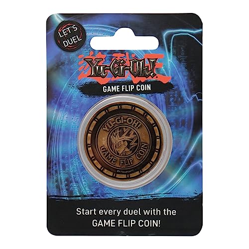 YU-GI-OH! Münze, Mehrfarbig, Yu-Gi-Oh Flip Coin, Fanattik YGO-10 Merchandise, Toys, Jugend, Teen von Fanattik