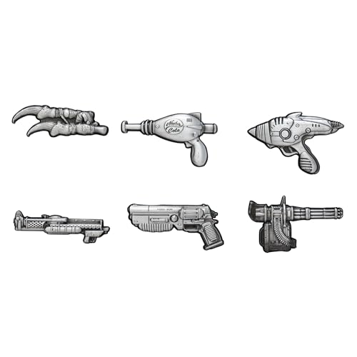 Fanattik Fallout Weapon Pin Badge Set of Six von FaNaTtik