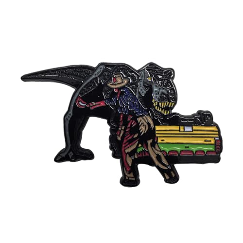 Fanattik - Jurassic Park-Pin Badge-Alan & T-Rex von FaNaTtik