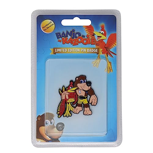 Fanattik Pin Badge-Banjo Kazooie Limited Edition, 3D97D1671F Fanattik Pin Badge-Banjo Kazooie Limited Edition, 3D97D1671F von FaNaTtik