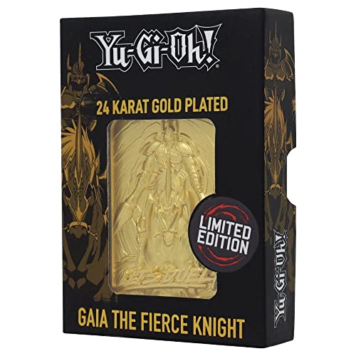 Fanattik Yu-Gi-Oh! Karte Gaia der Wilde Ritter (Plakette oder) von FaNaTtik