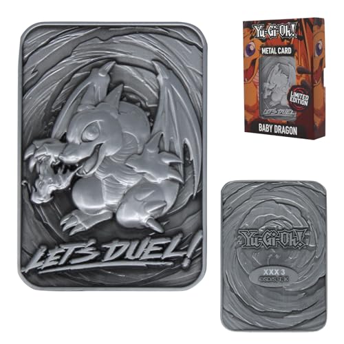 Fanattik Yu-Gi-Oh! Limited Edition Baby Dragon Metal Card von FaNaTtik